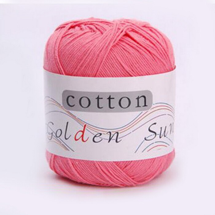 100% 50g/Roll Hand-knitted Cashmere Yarn for hand knitting baby wool hand-knitted Soft hand knitting: Watermelon red
