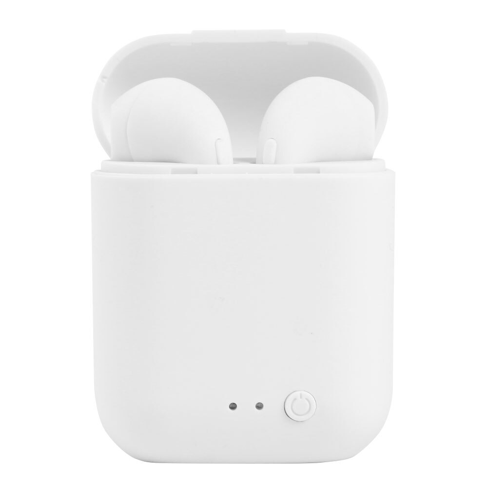 Original i12 Tws Wireless Earphone 5.0 Bluetooth Headphones i7s mini2 Earbuds with Charging Box Wireless Headphones for IPhone: i7s mini2 white