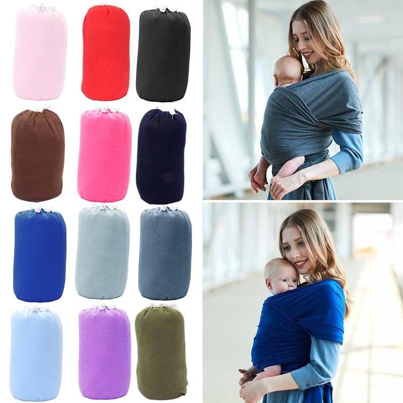 Bärsele wrap baby rygg bärsele ergonomisk spädbarnsrem wrap trasa tillbehör i 0-18 månader