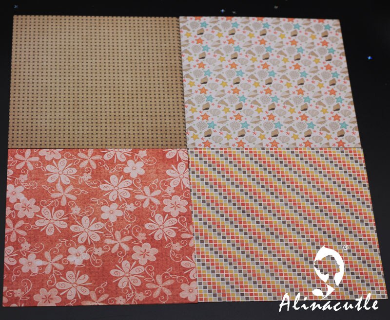 AlinaCraft 24 sheets 6"X6" patterned paper tropic allair Scrapbooking paper pack handmade craft paper craft Background pad