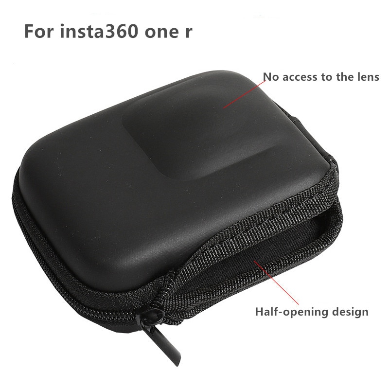 Caso de transporte mini saco armazenamento à prova dwaterproof água escudo protetor para insta360 um r/4 k panorâmica edição esportes acessórios da câmera