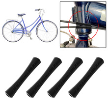 4 Stks/partij Ultralight Fiets Kabel Rubber Protector Sleeve Voor Shift Remleiding Pijp Bike Frame Kabel Gidsen Bescherming 2 Kleuren
