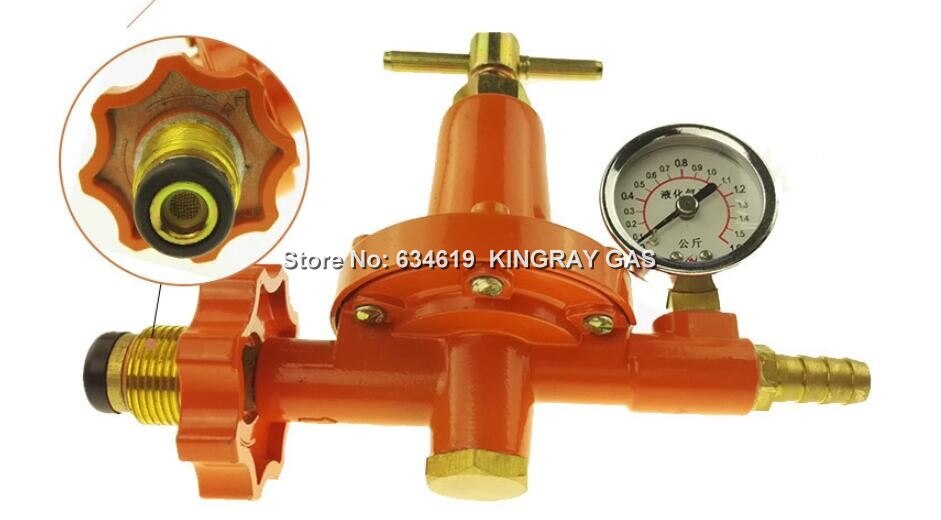 medium pressure gas relief valve with display meter gas middle pressure reducing valve external screw valve