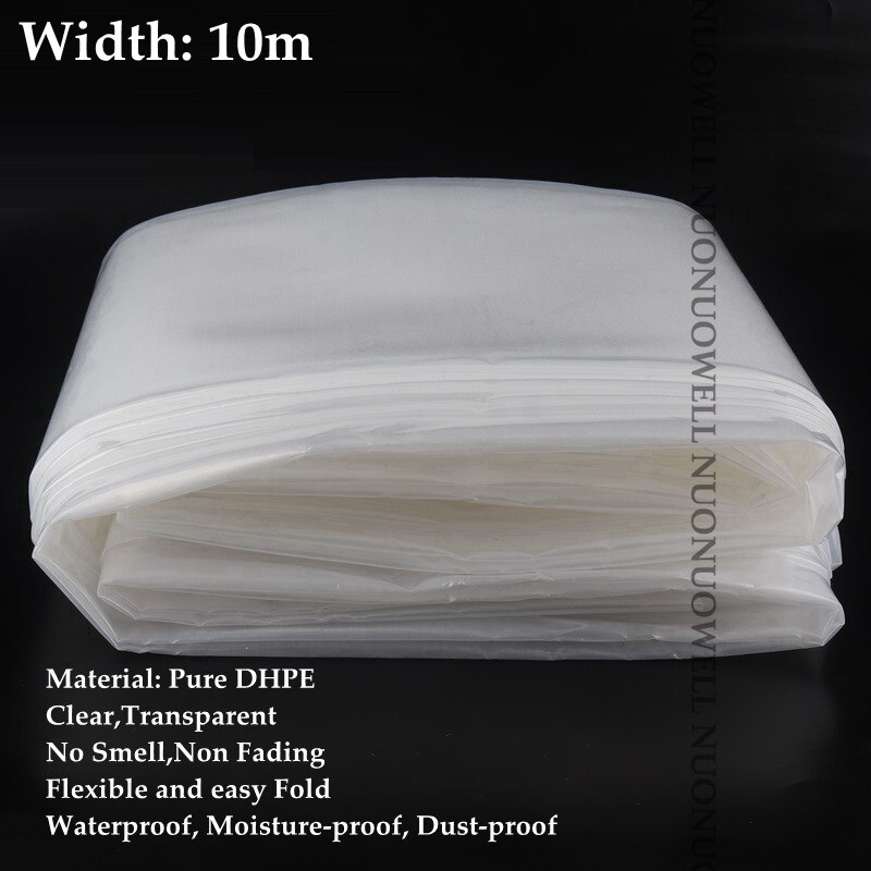 0.14mm Thickened Agricultural Plastic Film Farm Crops Garden Vegetableg PE Protective Film Plants Covering Film Width:2m~12m: Width 10m