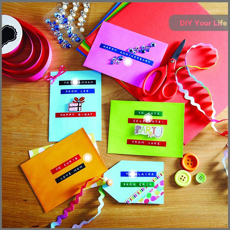 Dymo Embossing Label Maker 1610 Draagbare Printer Schrijfmachine Met 3D Embossing Tape Voor Dymo Organisator Xpress Label Maker Handleiding