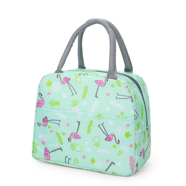 Upackor Tote Mittagessen Tasche Flamingo Muster Tragbare Isoliert Thermischen Picknick Fall Bequem Outdoor Bento 39*19cm: UP003 I