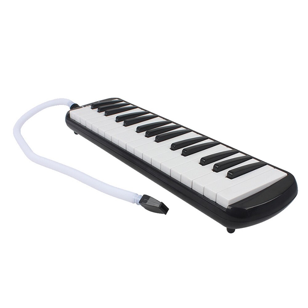 32 Key Portable Tone Piano Mouth Organ Harmonica Pianica Melodica Classroom Beginners Adults Playing Musical Instruments: black