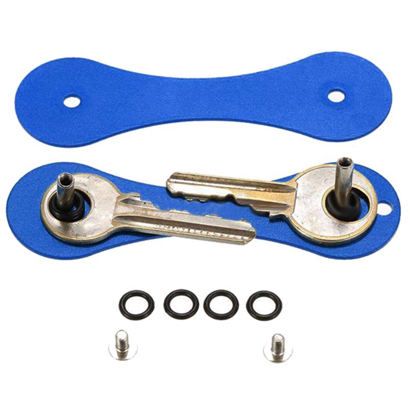 Aluminium slimme sleutelhouder organizer clip map sleutelhanger zak gereedschap
