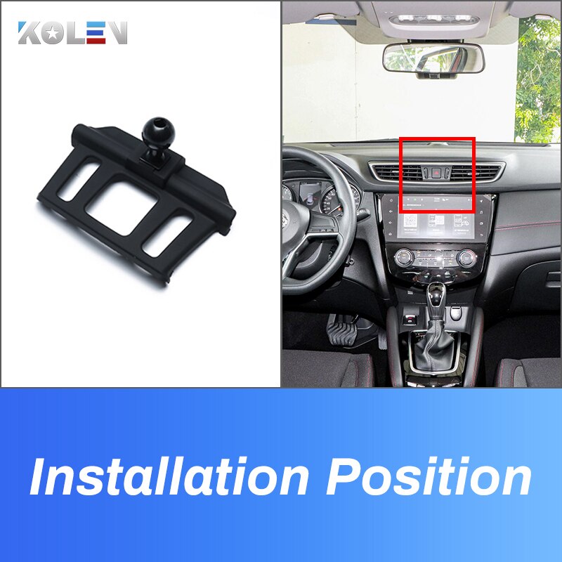 Support de téléphone portable pour voiture pour Nissan Qashqai J11 GPS support de gravité support de Navigation spécial