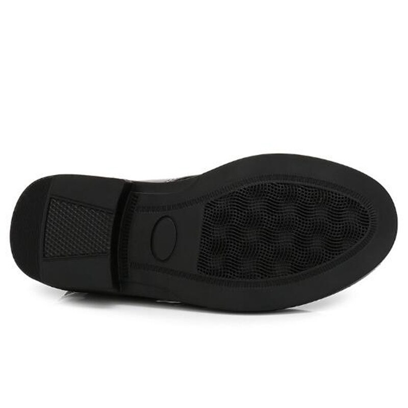 Jongensschoenen van lakleer met veters, britse dikke zool, ademende kinderloafers, waterdichte sneaker voor peuters