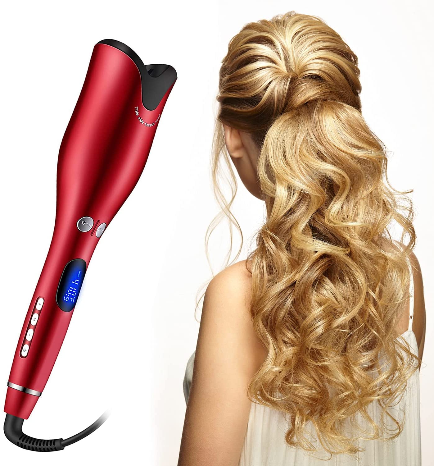 Automatic Hair Curler Rotating Ceramic Curling Iron Tongs Corrugation Curling Wand Hair Waver Styler Tools Auto Hair Crimper