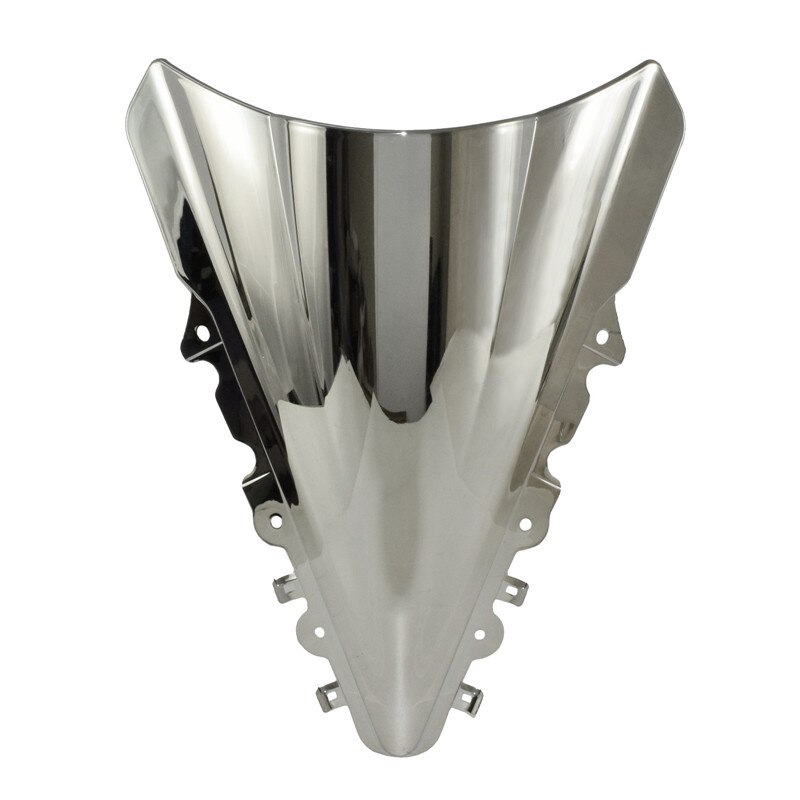 Motorrad Windschutzscheibe Für Yamaha YZF R15 V2 Double Bubble Windschutz Schild Bildschirm: Chrome