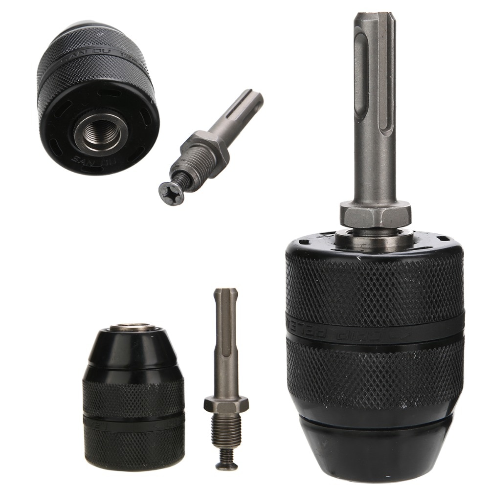 Mandrin de perceuse sans clé, adaptateur de mandrin SDS 13mm 1/2-20UNF, mandrin de perceuse sans clé avec adaptateur SDS, outil à main