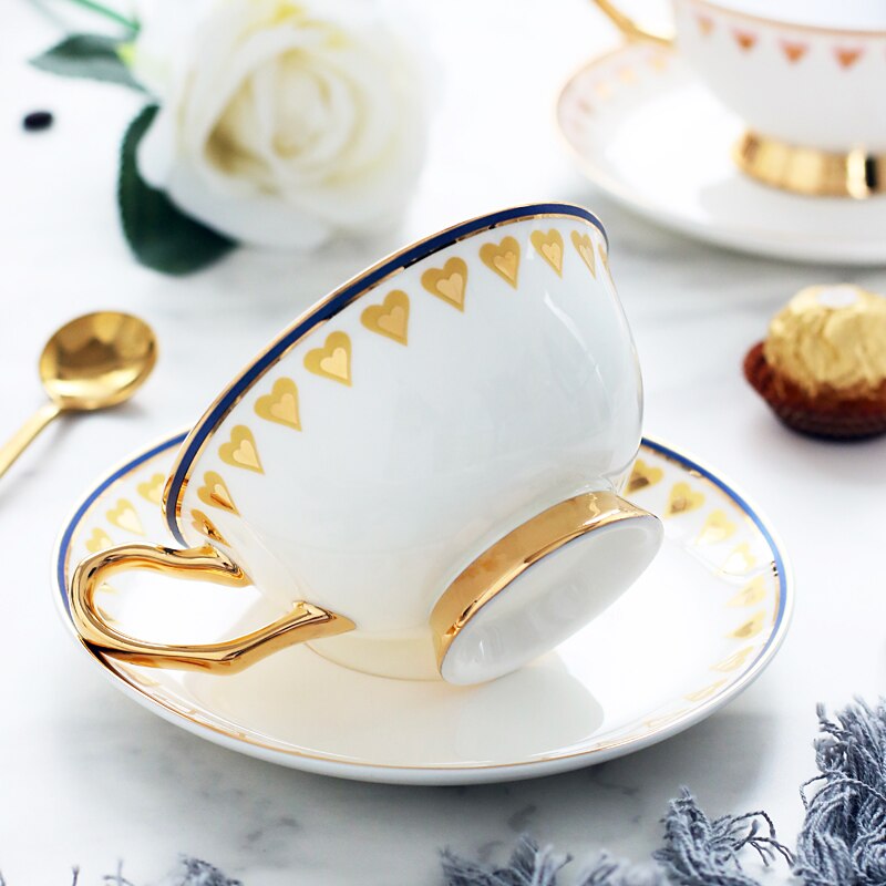European Eco Friendly Coffee Cup Set Cappuccino Porcelain Modern Cup And Saucer Travel Drinkware Kupa Bardak Reusable Mug BD50CS