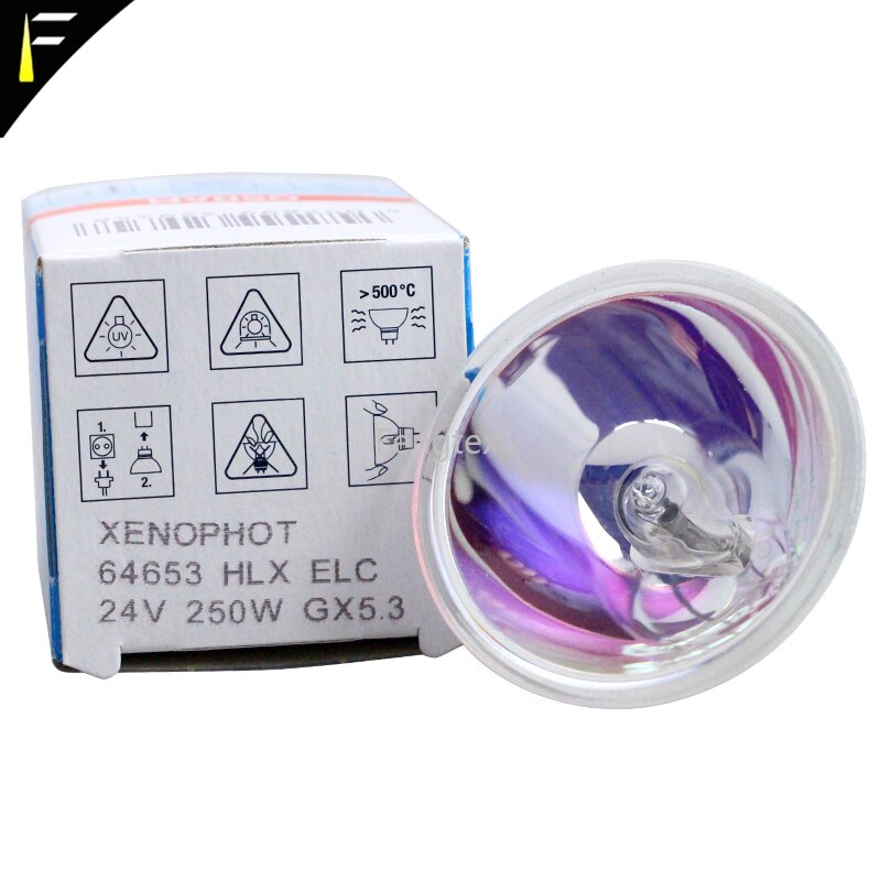 ELC 64653 24V250W GX5.3 Endoscope Bulb Projector Halogen Bulb Microscope Bulb Censor Light Bulbs Lightbulbs