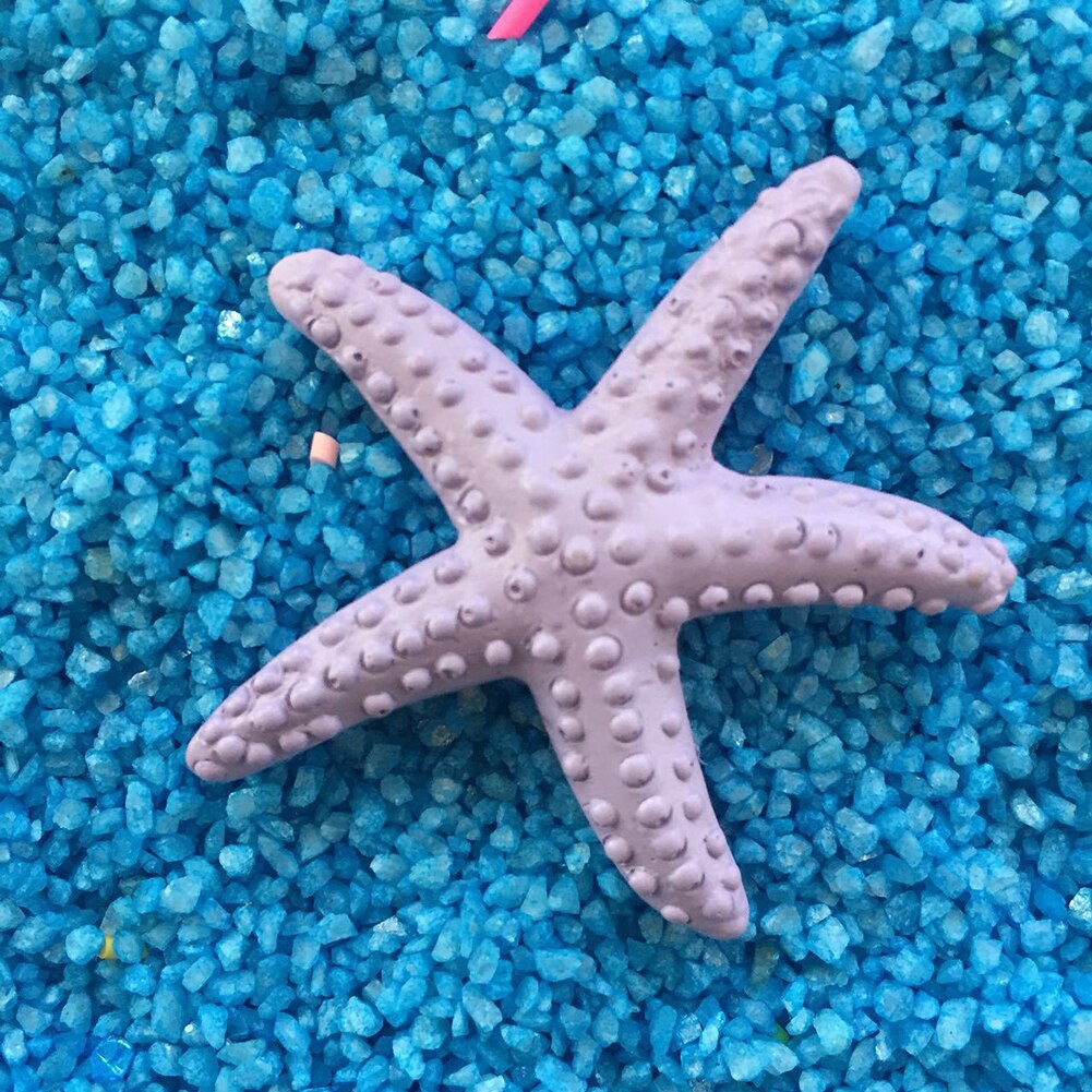 Miljövänlig plaststrand kust simulering sjöstjärna diy hantverk prydnad dekor