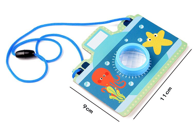 Cartoon Simulatie Camera Caleidoscoop Met Opknoping Kids Magicclassic Leren Kast Speelgoed Voor Kinderen