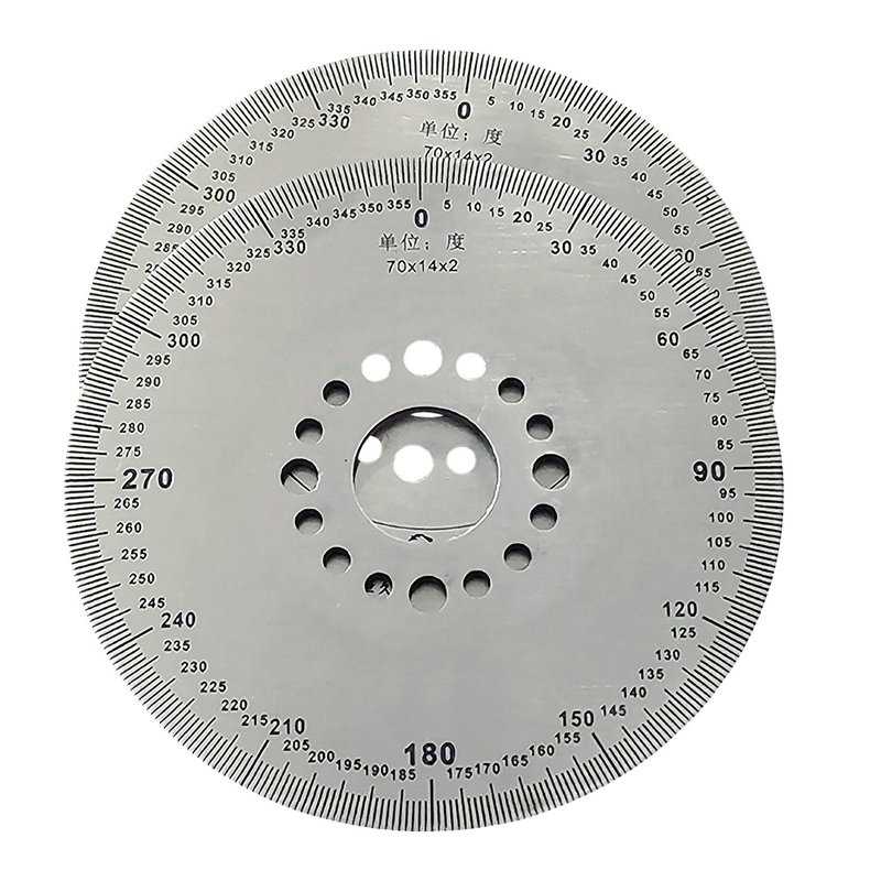 Diy diameter 70/100mm urtavla skala identifiering urtavla grader graderad cirkel skivgradskiva för maskinmätverktyg