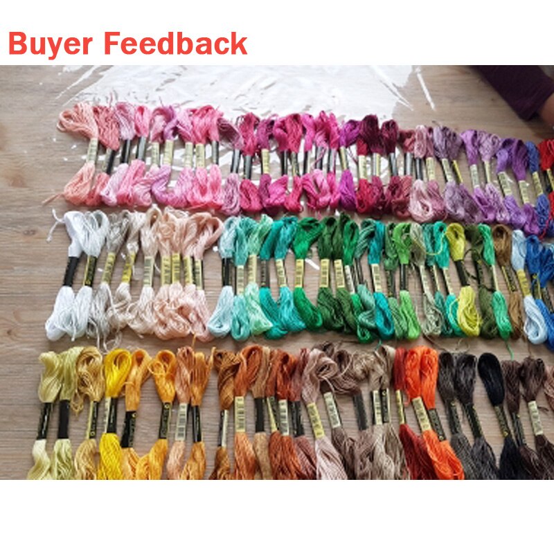 100Pcs Mix Kleuren Dmc Katoenen Draad Borduurgaren Floss Naaien Strengen Craft Breien Spiraea Diy Naaien Gereedschap Accessoires