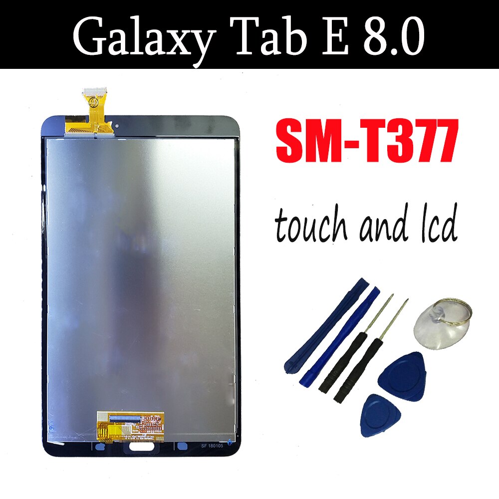 For Samsung Galaxy Tab E 8.0 T377 SM-T377 LCD Display Touch Screen Sensor Digitizer Glass Panel Assembly