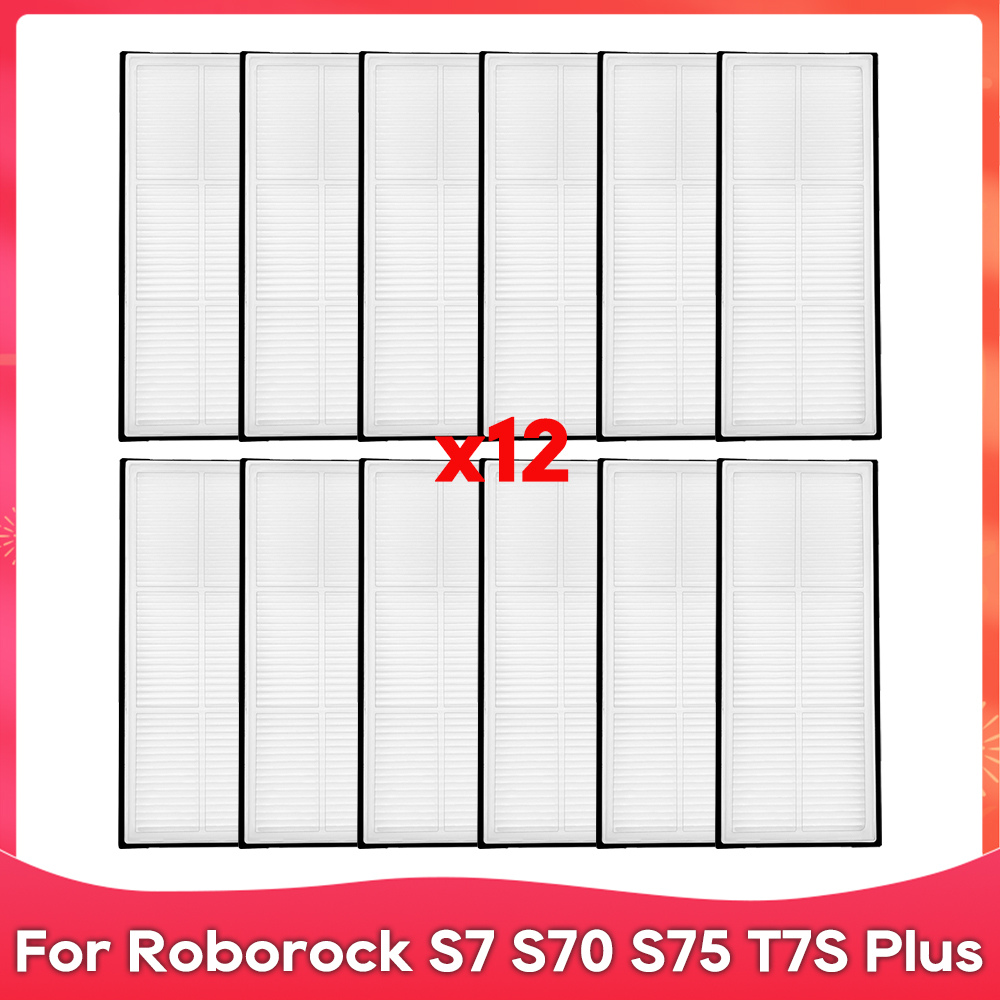 Accesorio de repuesto para aspiradoras robóticas Roborock S7, S70, S75, S7Max, S7MaxV, T7S Plus, cepillo principal, filtro Hepa: Lavanda
