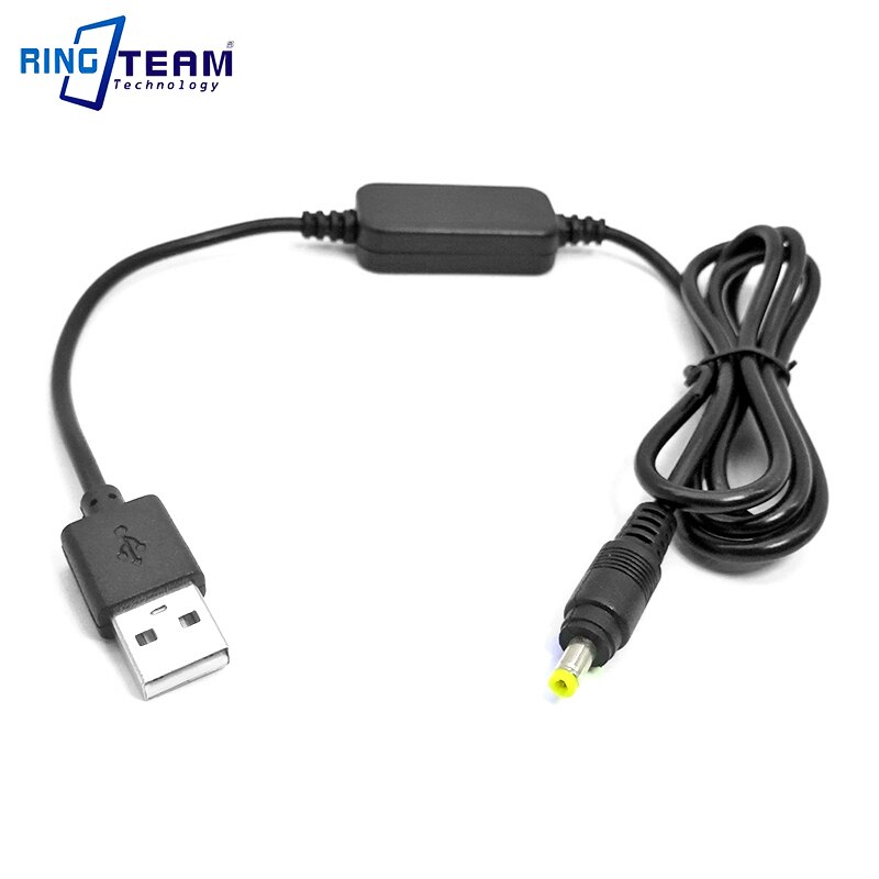 Câble USB 5V 2a cc, amélioration de la tension avec cc 4.0x1.7mm pour coupleur cc DMW DCC3 DCC6 DCC8 DCC9 DCC11 DCC12 DCC15