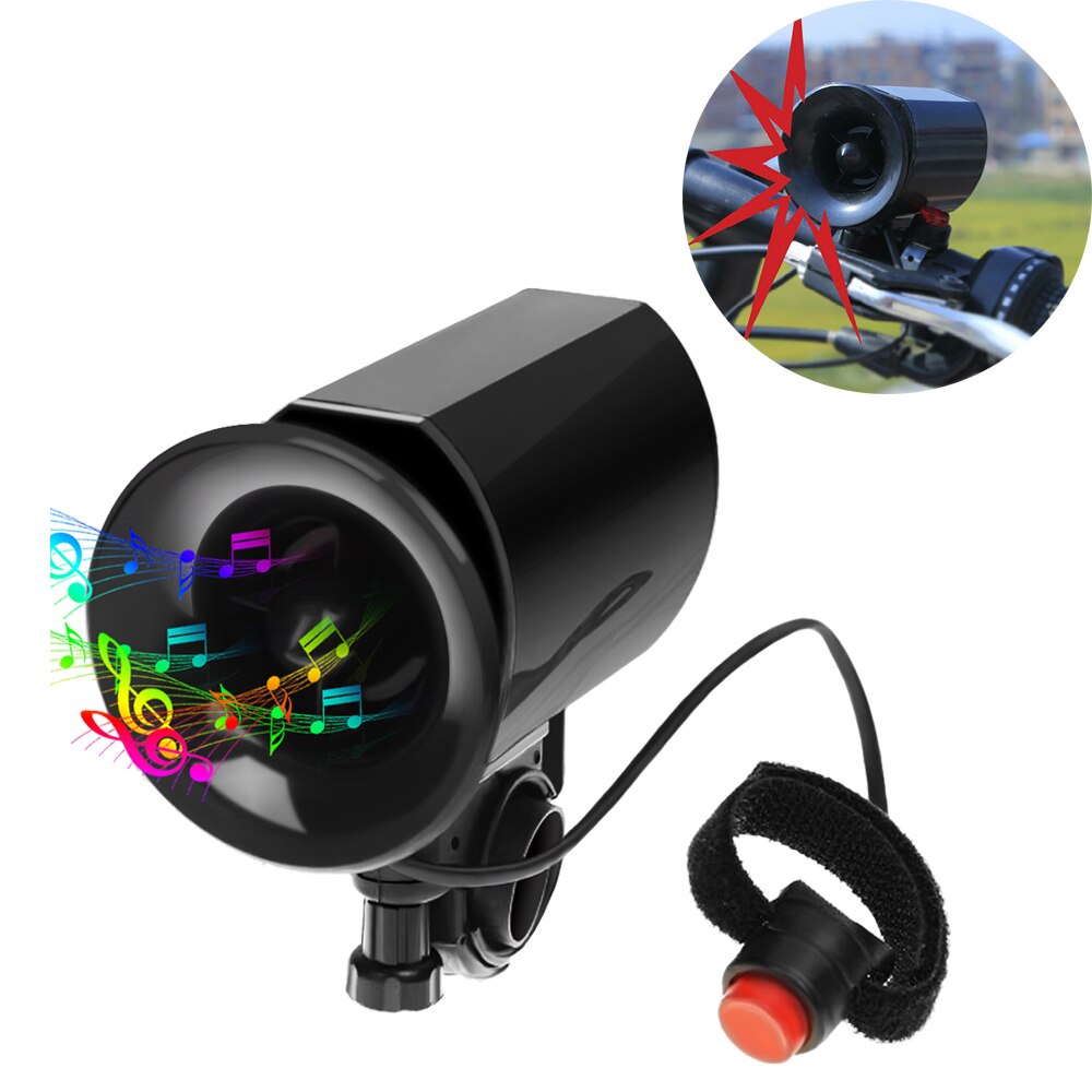 Battery Powered Lightweight Electronic Clear Sound With Mount Easy Install Alarm Accessories Signal Portable Bicycle Horn