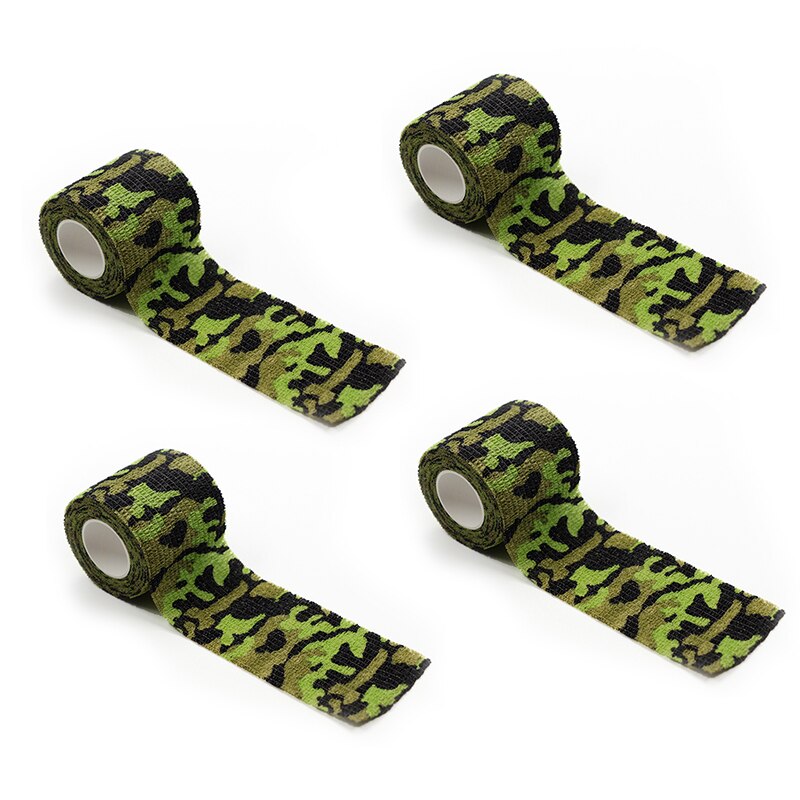 EKIND 4 stücke 5cmx 4,5 m Multi-Funktionale Selbst-Adhesive Schutz Camouflage Stealth Wasserdicht Band Wrap outdoor spielzeug sport