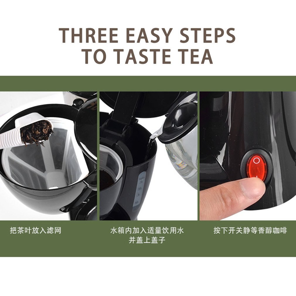 Mini Drip Coffee Maker With Mug Small Coffee Pot With Two Coffee Cup Mini Coffee Maker Automatic Drip Coffee Machine