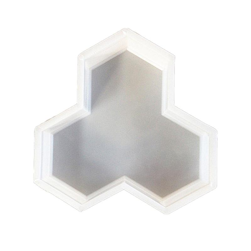 Plastic Molds Road Board Brick Square Brick Pavement Brick Plastic Mold Planar Maple Leaf Paving Molds Garden Supplies