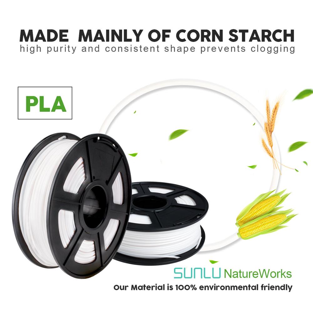 Pla Filament 1Kg 1.75Mm 3D Printer Filament Materiaal Pla Filament 1Kg Met Spool Niet-giftige Hoge taaiheid Afdrukken Verbruiksartikelen