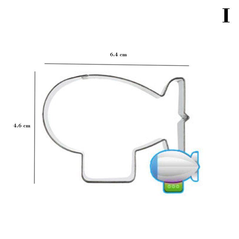 Airplane Ship And Train Cookie Tools Cake Stencil Kitchen Cupcake Decoration Template Mold Cookie Coffee Stencil Mold Baking: I