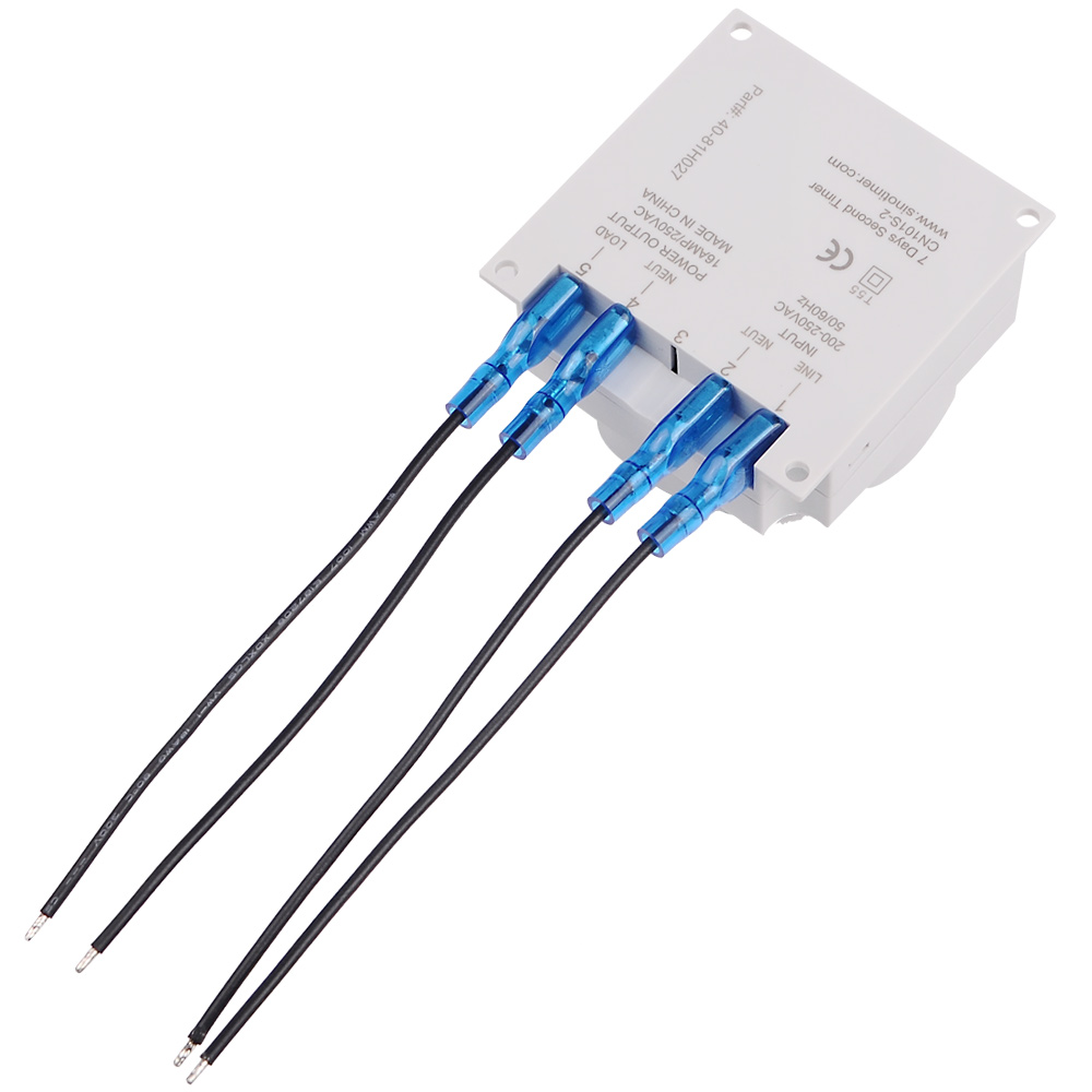 Cn101a 5v dc 16a lcd digitale tijdklok timer pomp wekelijkse programmeur timer 24 uur timer schakelaar auto lcd interval timer mini