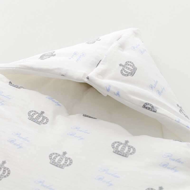 Double face tissu matelassé couette automne bébé -né garçon fille couverture lange d'emmaillotage infantile couette serviette de bain