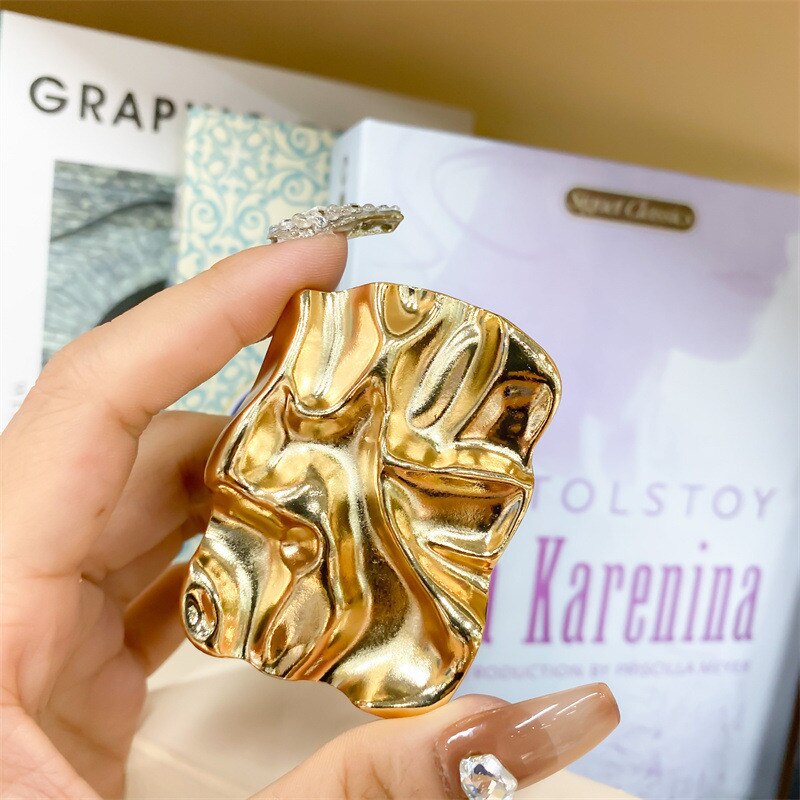 Universal Retro Irregular Geometric Grip Tok Korea Phone Holders Stand Griptok Socket For Phones Support Telephone Bracket