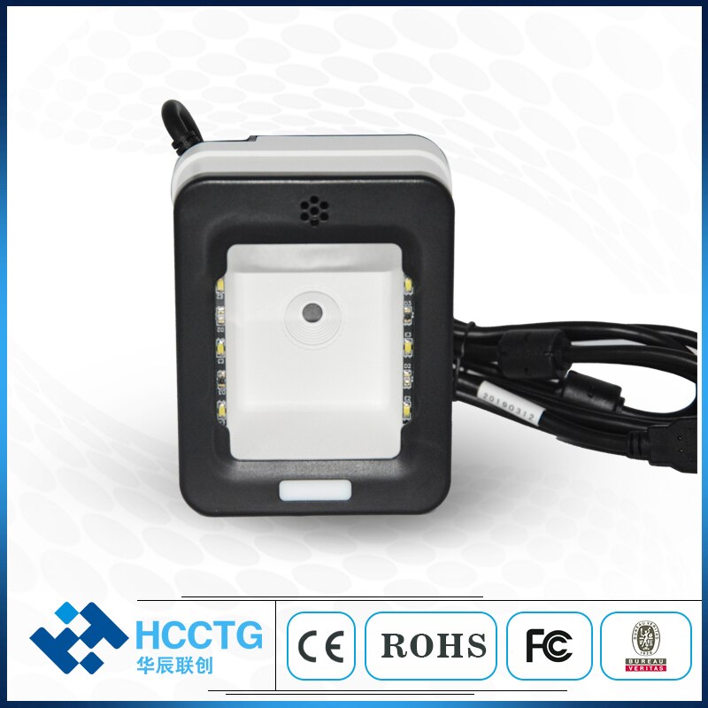 2D Desktop Barcode Reader Supermarket Handfree Barcode Scanner HS-2001B
