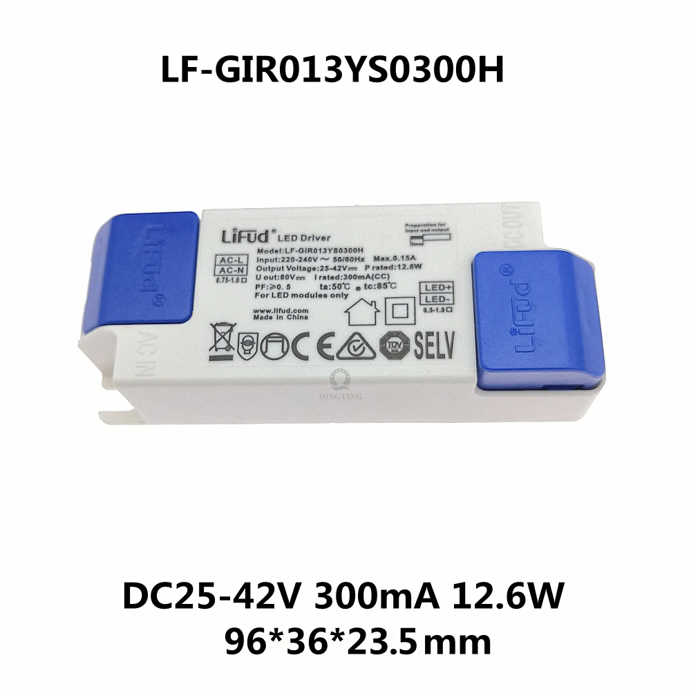 No Flicker LiFud LED Driver LF-GIRxxxYS Series 135mA 200mA 300mA 450mA 600mA 700mA 900mA 1000mA 1200mA 1300mA 1400mA 1500mA: GRAY