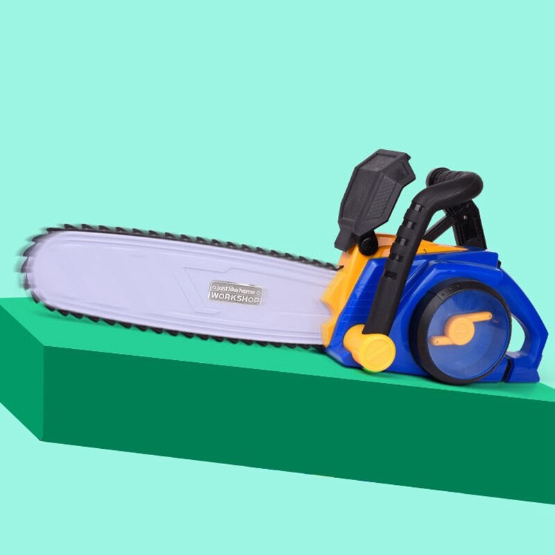 Elektrisk model motorsav værktøj legetøj simulering børns motorsav maskine værktøj barn legetøj