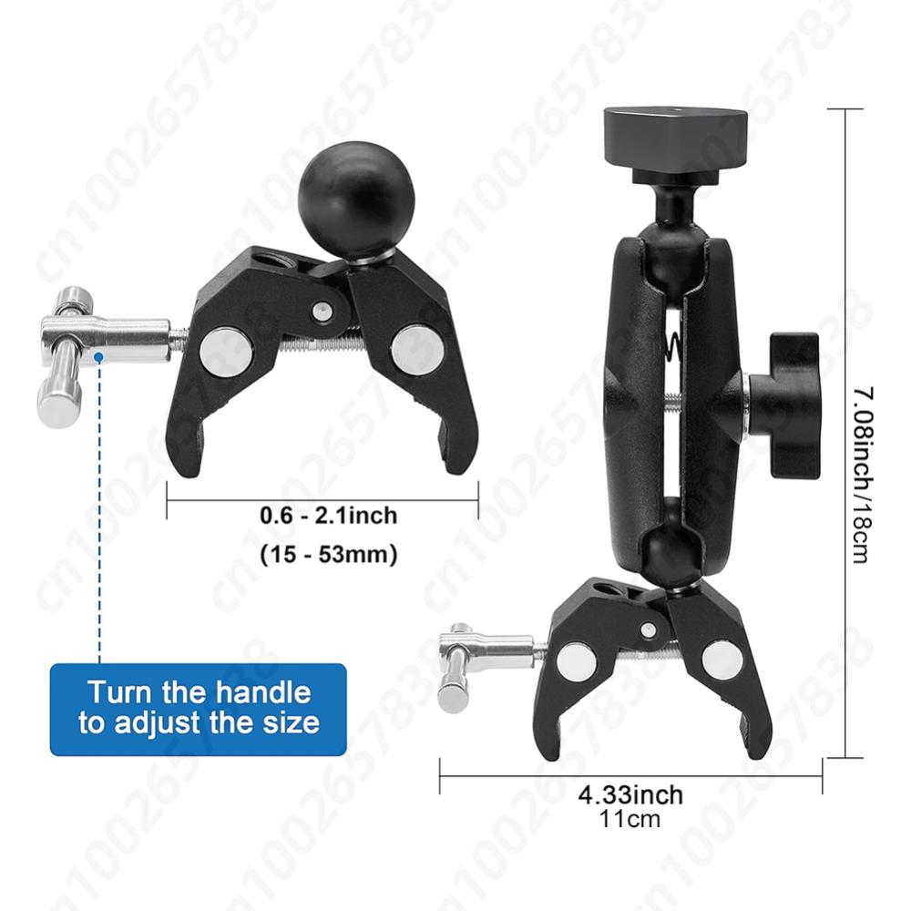 For Starlink Mini Mount Adjustable Clamp Bracket Kit Clamp Mount for RV Ladders Roof Rack Balcony