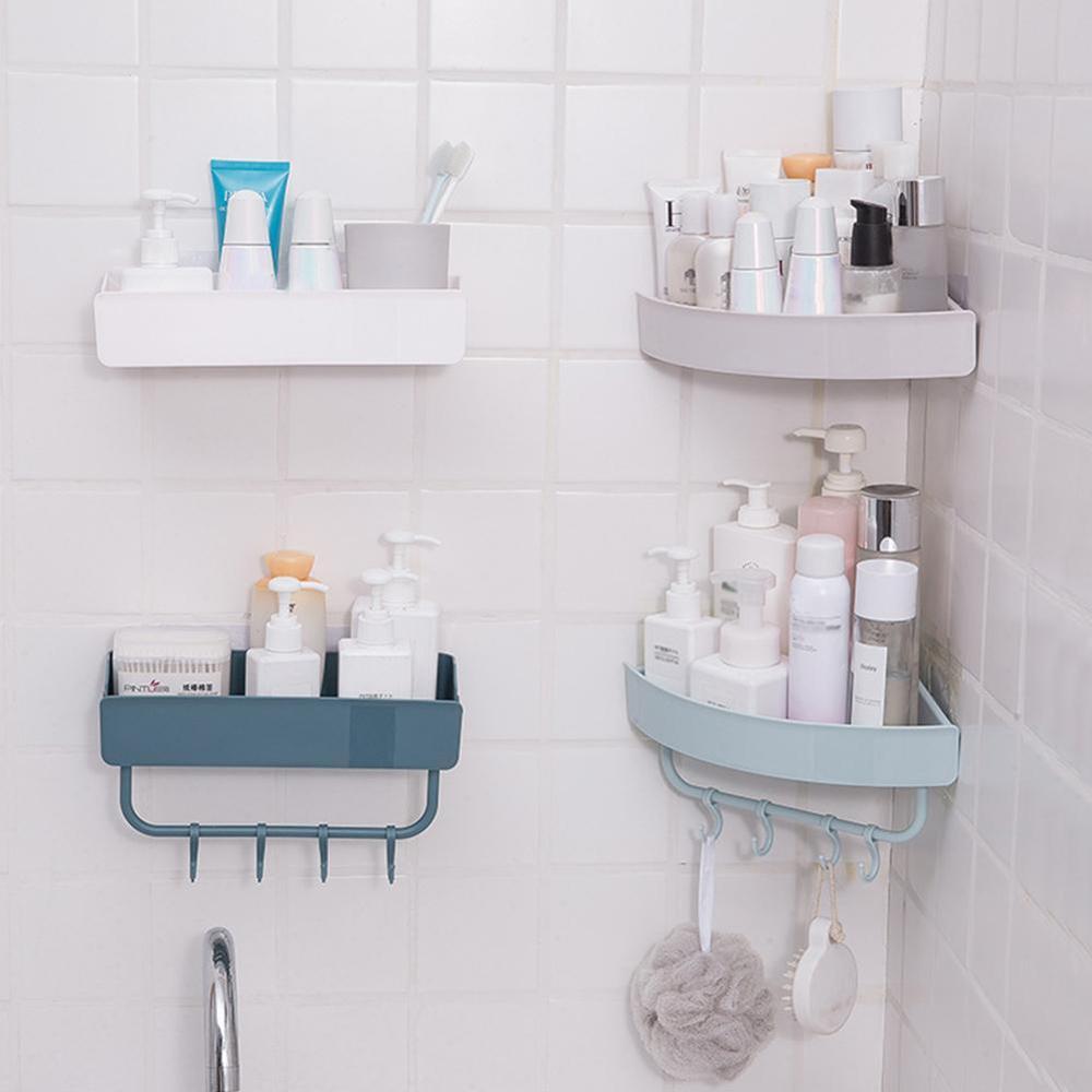 Portable Bathroom Storage Rack Draining Space Storage Storage Saving For Home Plastic Separable Rack Box U9K7