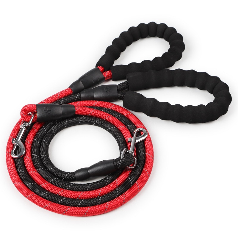 EVA Reflective Rope Spring Pet Leashes Clothes Supporting Extended Dog Leash Cushioning Elastic Dog Rope