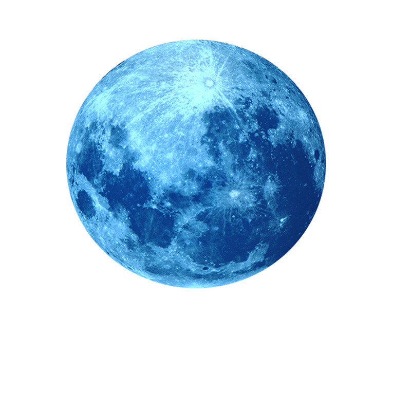 Pegatinas luminosas que brillan en la oscuridad para pared o techo, calcomanía adhesiva extraíble de 30cm, 12cm, para dormitorio de niños: C / 30X30CM