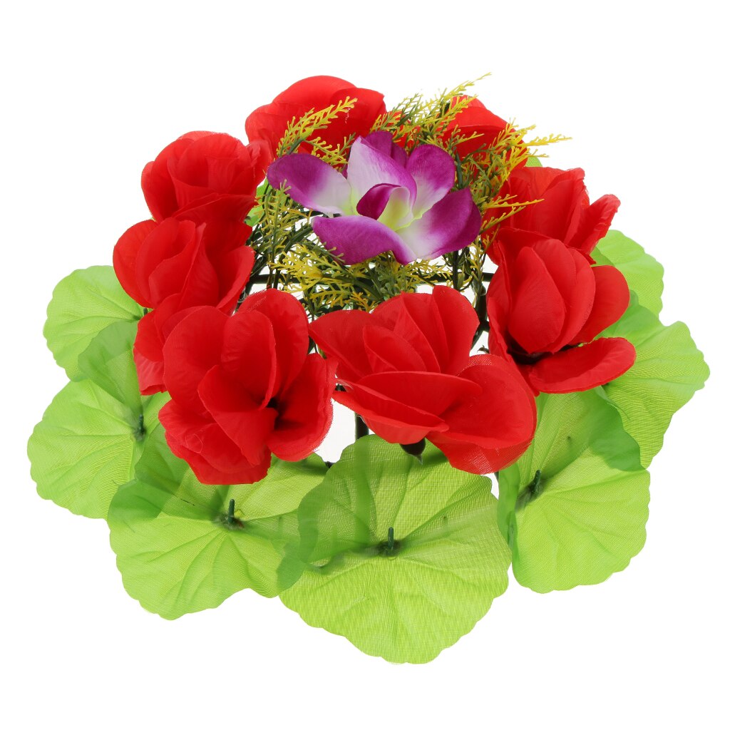 Simulation Rose Memorial Flower Wreath Grave Tombstone Flower Wreath Decoration