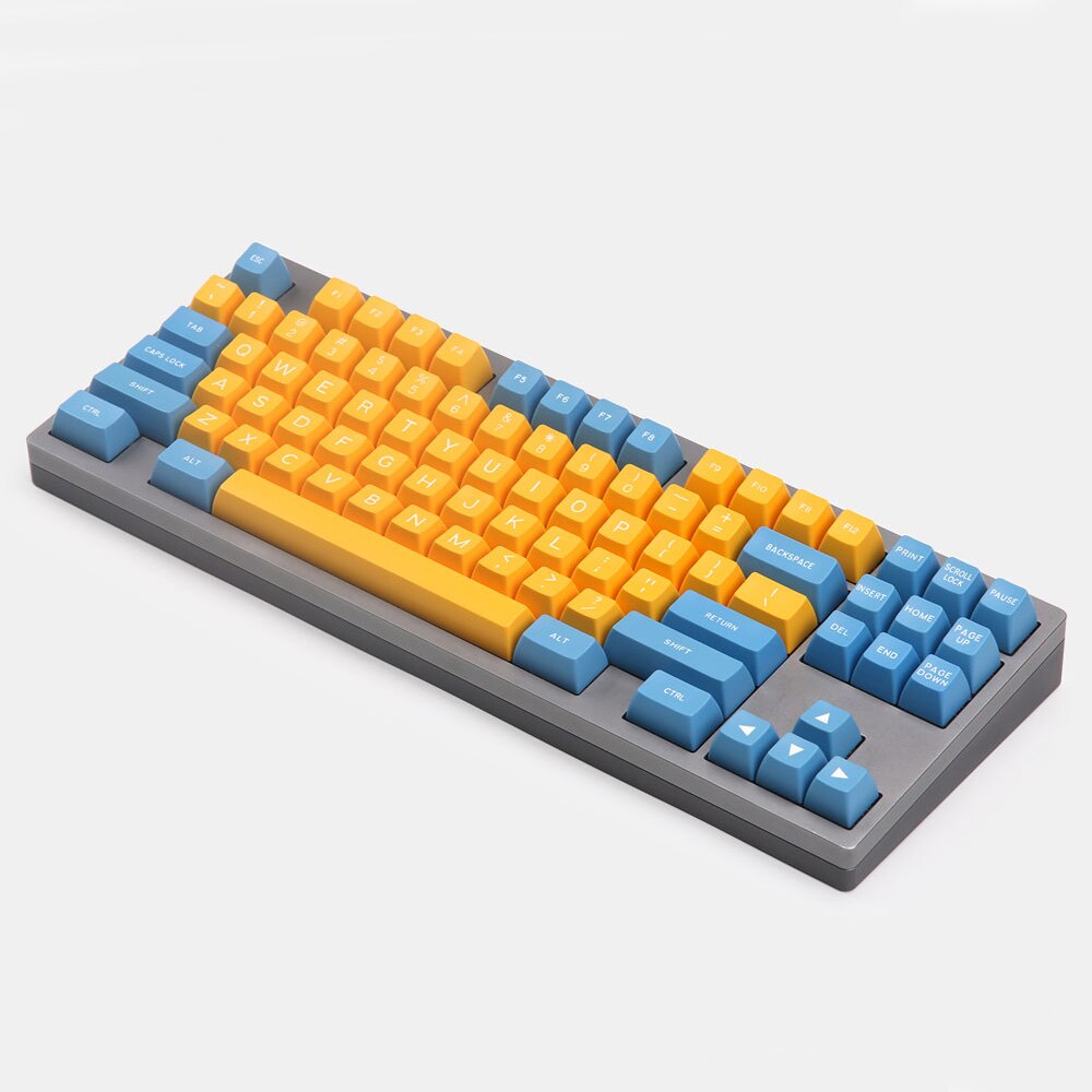 MAXKEY SA KA Keycaps set Doubleshot ABS 125 keys for cherry mx mechanical keyboard