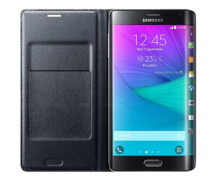 Lederen Portemonnee Flip Cover Batterij Behuizing Case Bescherm Skin Shell Met Kaarthouder Holster Voor Samsung Galaxy Note Edge N9150