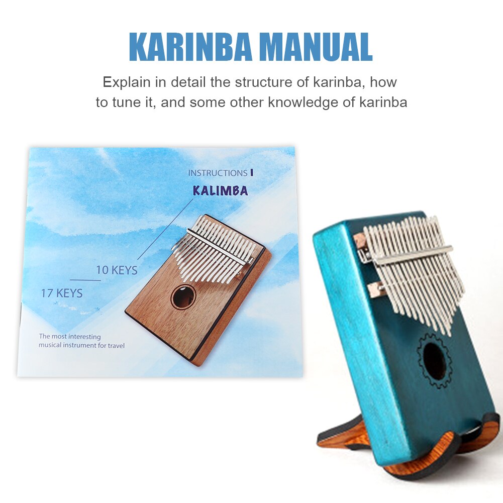 Kalimba Thumb Piano Learning Book Instrument Guide Musical Enjoyable Instrument Supplies for Music Lover Beginners Kid