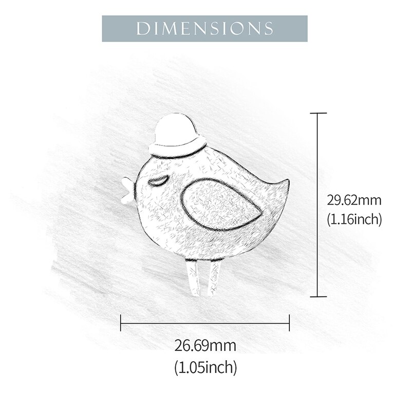 loto divertimento vero 925 sterlina d'argento naturale fatto a mano bene gioielleria amabile signore uccello design spille spillo Broche per donne