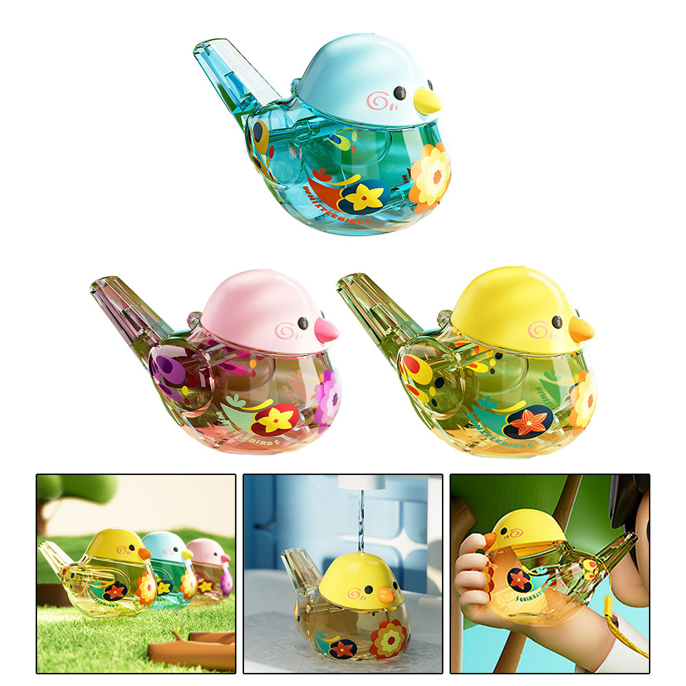 Cartoon Waterbird Fluitje ABS Kleurrijke Vogel Water Fluitjes Voor Kinderen Grappige Muziekinstrumenten Accessoires