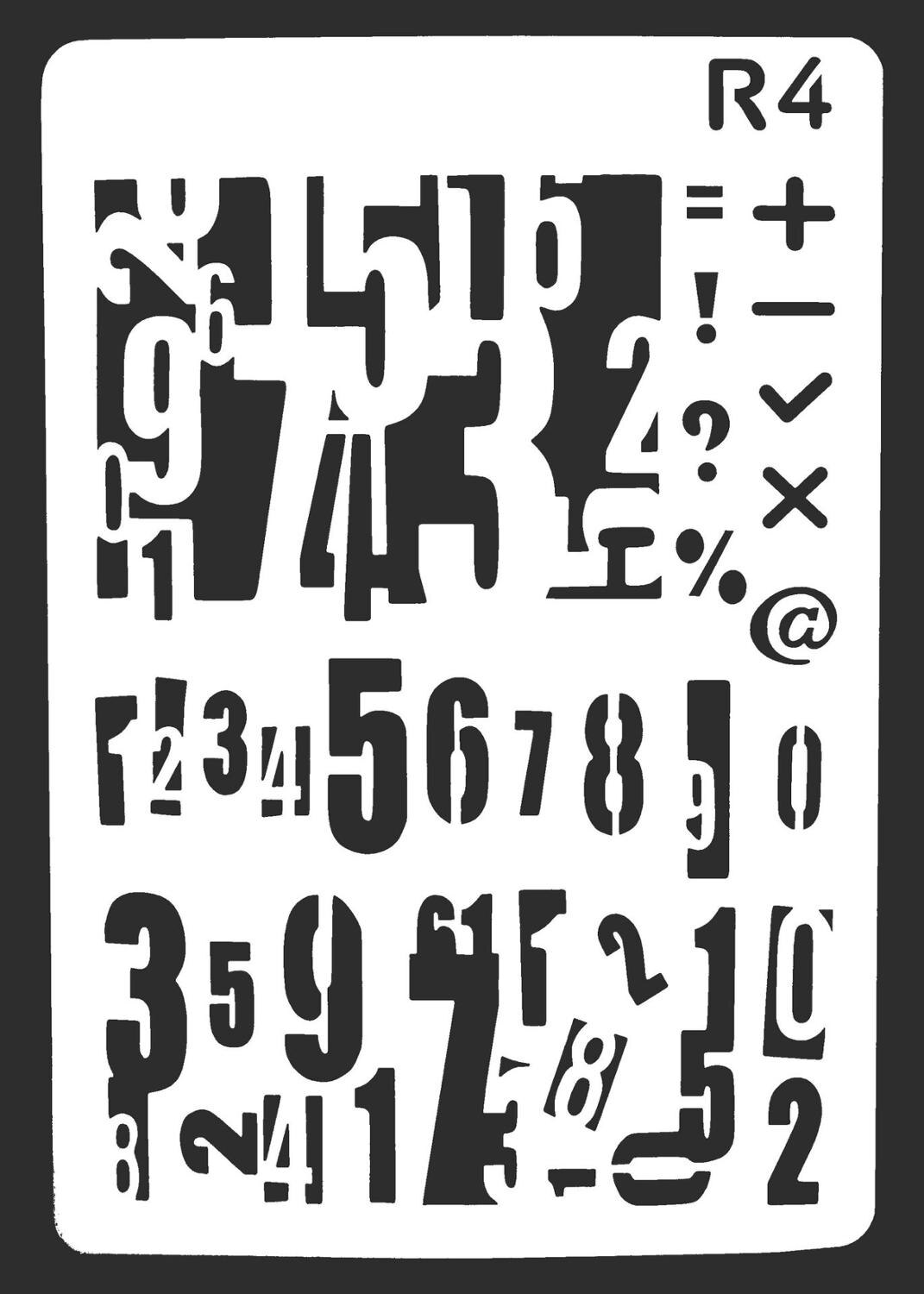 Letters en cijfers diy gelaagdheid sjablonen muurschildering plakboek kleuren reliëf album decoratie papier kaart sjabloon