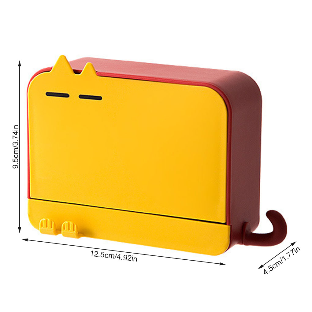 Douche Zeephouder Eenvoudige Lidded Wall Mount Dozen Soaps Holding Box Houders Zeep Container Voor Thuis Keuken Badkamer Opslag Gebruik